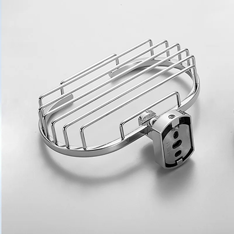 Copper soap rack glossy soap drainer net holder high quality soap shelves silver home storage bathroom organizer