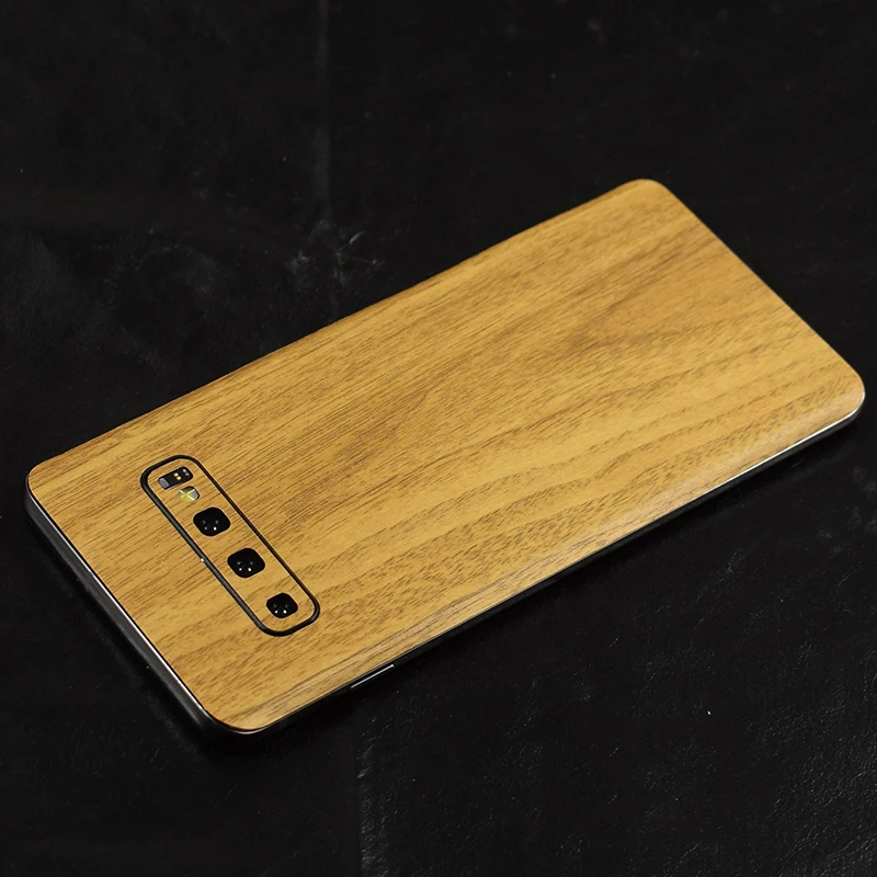 

Wood Grain Decorative Back For Samsung Galaxy S10 S10Plus Mobile Phone Protector For S10 E S10+ Plus Back Film Stickers