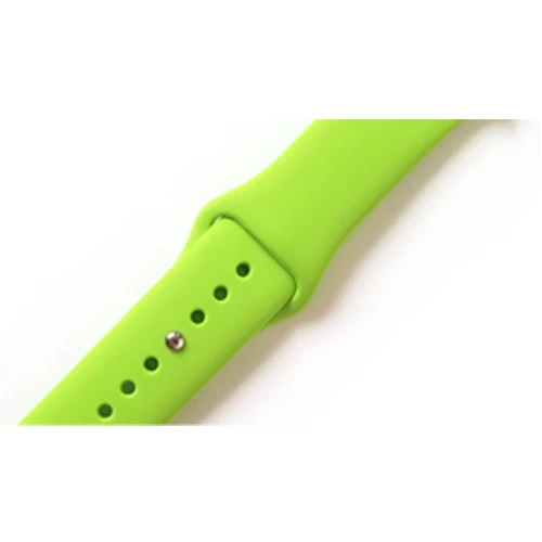 Спортивный силиконовый ремешок для apple watch Series 4, 44 мм, 40 мм, сменный ремешок для браслета, ремешок для часов apple Watch 3, 42 мм, 38 мм, полосы - Цвет: Зеленый