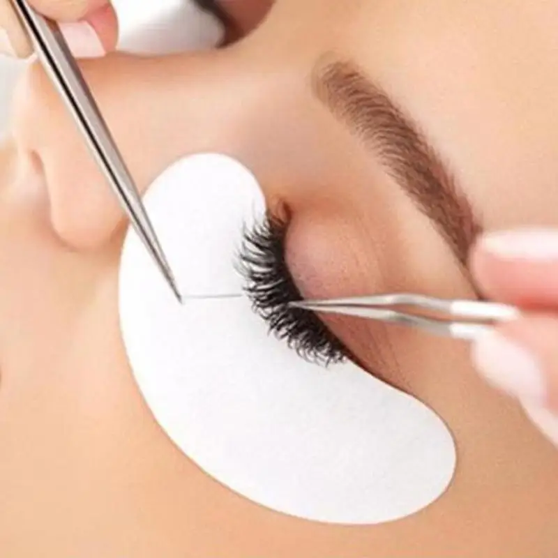 

2pcs Eyelash Extension Paper Patches Grafted Eye Stickers Eyelashes Under Eye Pads Eye Paper Patches Tips Sticker