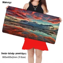 Mairuige Burning Game BIG SIZE 300*800*2MM Game Mouse Pad Laptop Computer Mat Large Mat Anti-Slip  Locking Edge,free Shipping