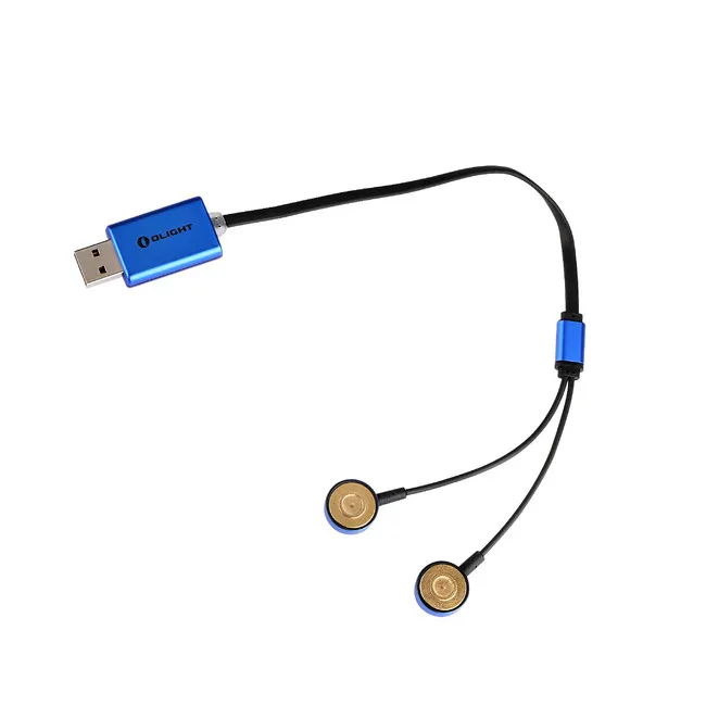 Olight UC магнитное зарядное устройство USB совместимо с литиевыми аккумуляторами с номинальным напряжением от 3,6 В до 3,7 в. Никель-металл-гидридного аккумулятора
