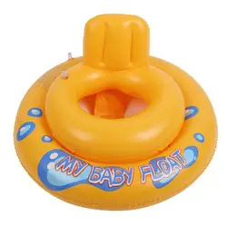 Мультфильм Детские поплавок Сгущает ПВХ надувной круг двойной воздушная камера бассейн поплавка сиденья Лодка воды безопасности игрушек