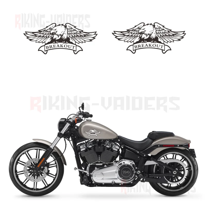 

Наклейки на топливный бак, виниловые наклейки для Harley Softail