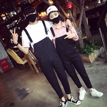M-3XL Мужская одежда Bigbang Мода Новые летние влюбленные тонкие комбинезоны Соединенные подтяжки брюки певица плюс размер костюмы