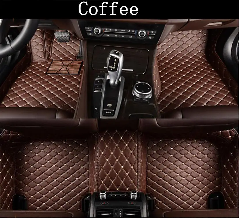 

JINGHANG Car 3D Luxury Leather Car Floor Mats For 06-12 Toyota corolla 2006 2007 2008 2009 2010 2011 2012 EMS Free shipping