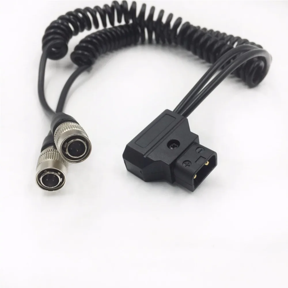 Звуковых устройств 688 633 зум F8 Мощность кабель, 2 в 1 D-TAP штекерным Hirose 4-контактный весенний спиральный кабель