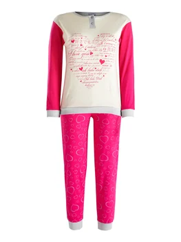 

Pajamas cotton printed hearts