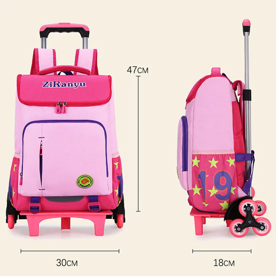 Детские школьные сумки, школьный ранец на колесиках для мальчиков и девочек, сумки для багажа, рюкзак с колесиками, школьная сумка на колесах