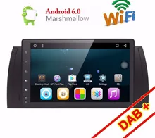 9 “Touch HD Android6.0 стерео Радио GPS OBD2 dab + для BMW E39 E53 X5 M5 WI-FI/ 3 г Bluetooth BT DTV HD-DVB-T dvr Встроенная карта Mic