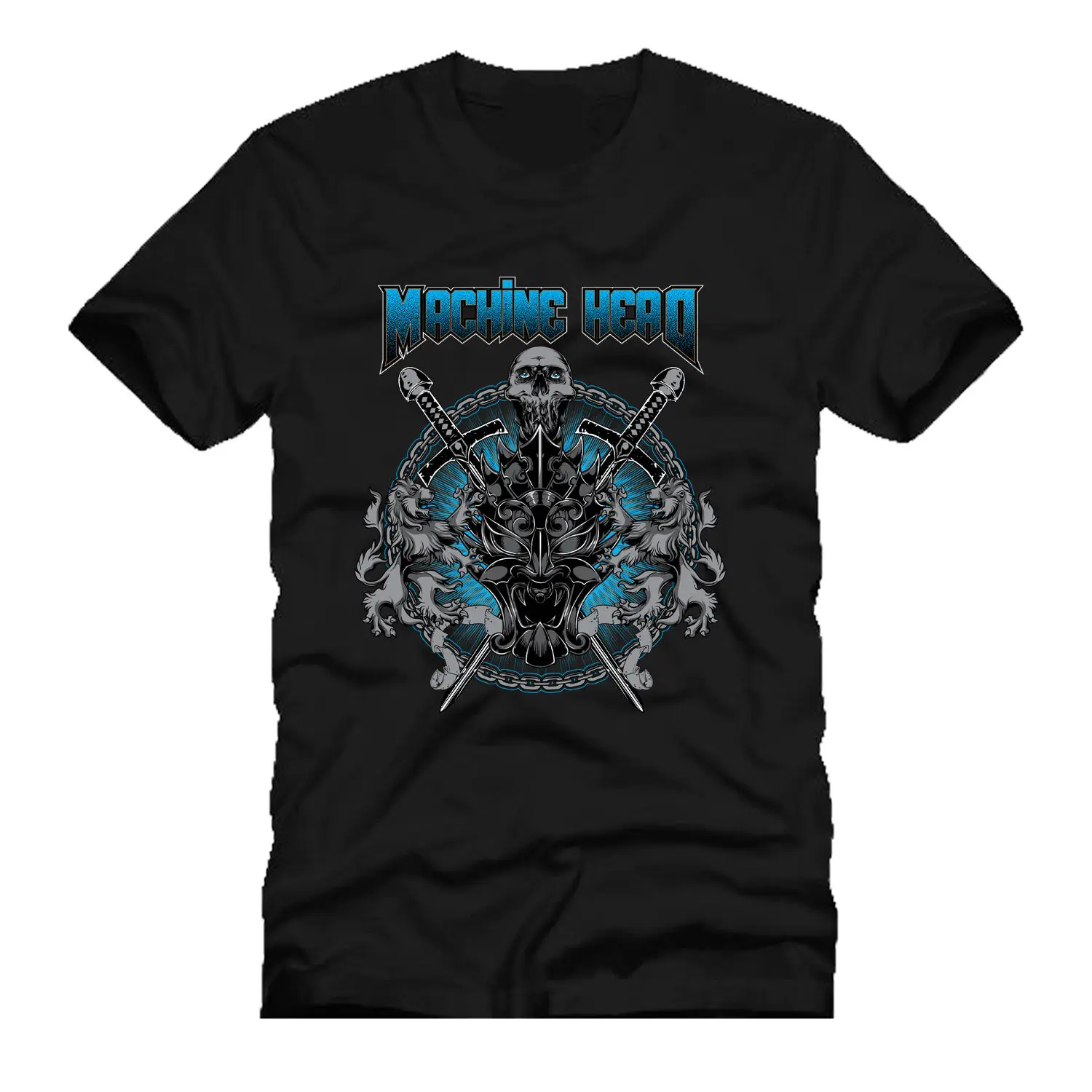 

MACHINE HEAD skull killer sword dtg mens t shirt tees