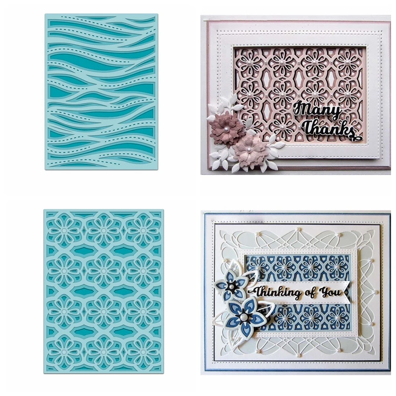 

Square Line Lace Frame Cutting Die Scrapbooking Template Card Album Making DIY Stencil Embossing Craft Animal New Dies 2019