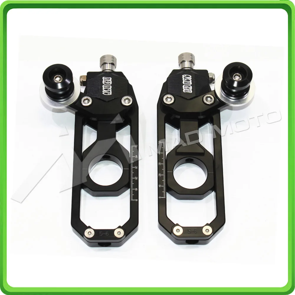 Motorcycle Chain Tensioner Adjuster with paddock bobbins kit for Yamaha