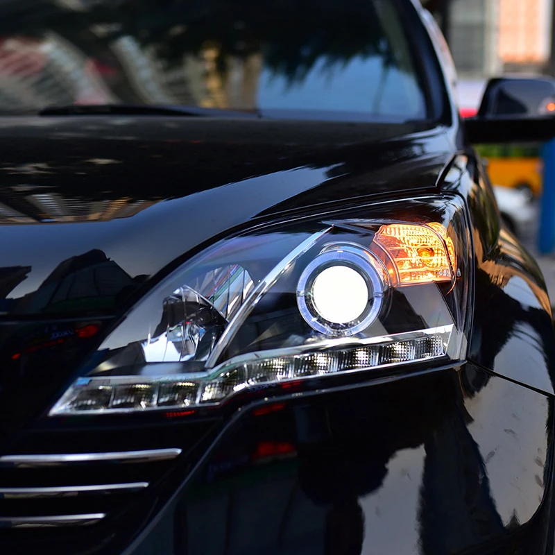 Для Honda CRV CR V светодиодный фары 2015 2016 года комплект HID Дневные ходовые огни Bi xenon