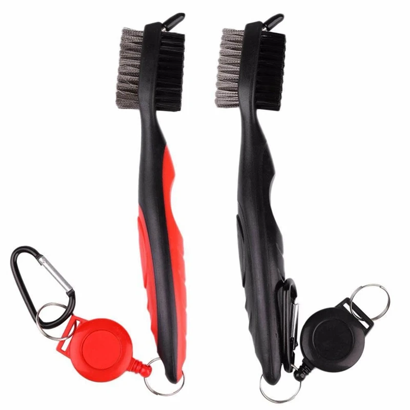Golf Club Brush Golf Groove Cleaning Brush Sided Golf Cleaning Tool