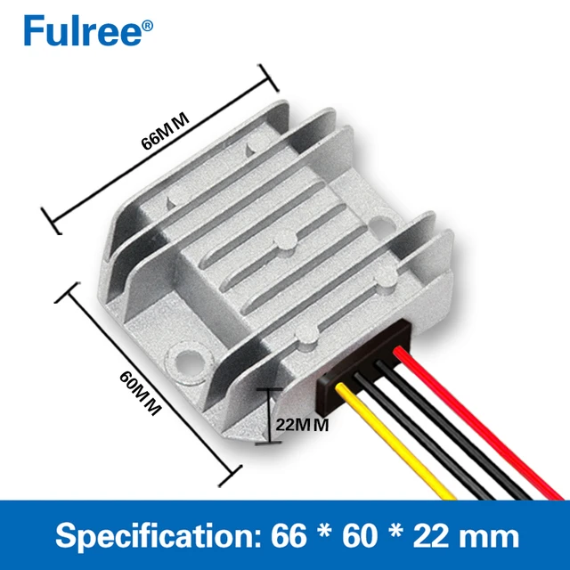 12V to 5V 6V 9V DC Step Down Converter 24V to 10V 13.8V 15V 19V DC Buck  Adjustable Voltage Car Regulator 24 Volt to 12 Volt