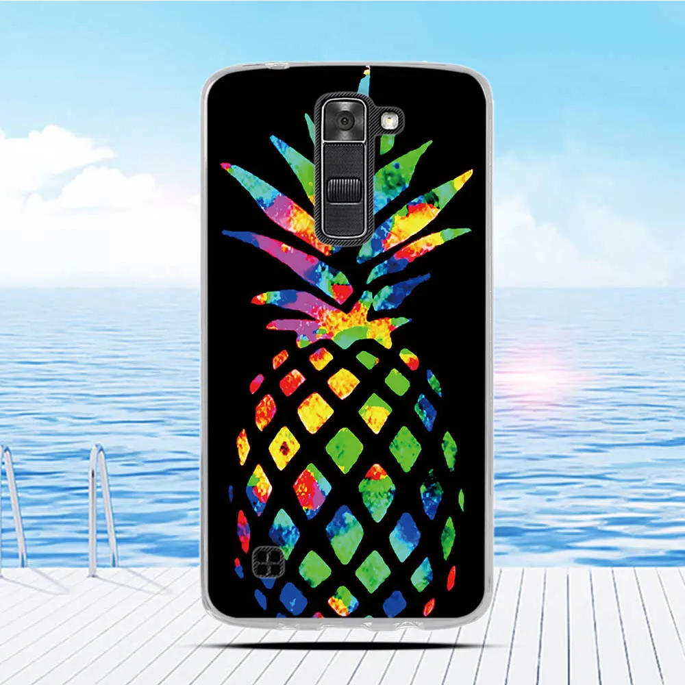 Для LG K7/Tribute 5 LS675/X210 X210DS чехол мультфильм 3D рельефная печать узор задняя крышка ТПУ