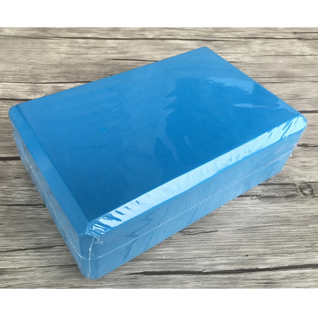 1 Pcs 8 Colors EVA Yoga Cork Block Pilates Foam Brick Home Stretch Gym Fitness Exercise Tool Washable Portable *30