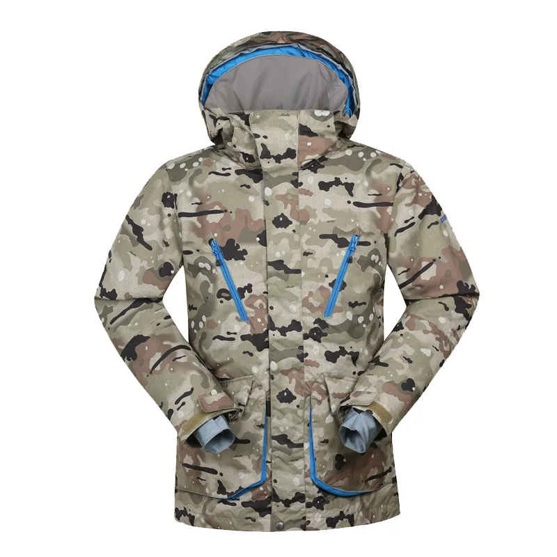 

GSOU SNOW Men's Ski Suit Windproof Waterproofing Ski Jacket Winter Outdoor Breathable Wear-resistant Snow Wear For Men