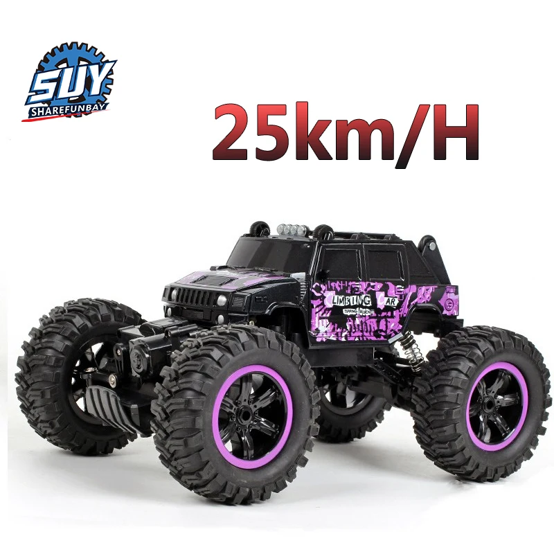 

4WD Electric RC Car Rock Crawler Remote Control Toy Cars On The Radio Controlled 4x4 Drive Off-Road Toys For Boys Kids Gift