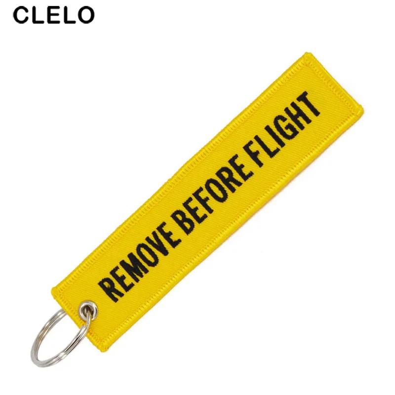 CLELO أمتعة قماشية علامة حقيبة ابليس مع مفتاح سلسلة حلقية OEM بطاقة الأمتعة التطريز السفر بطاقات تعريف للحقائب للطيران هدايا