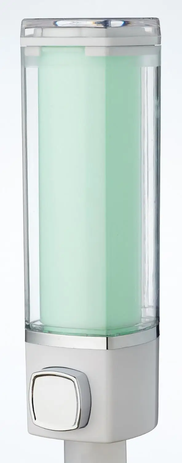 300/600 мл пластиковый жидкое мыло Диспенсер насос настенное крепление Аксессуары для ванной комнаты моющее средство шампунь-гель для душа диспенсеры бутылки - Цвет: 300ml Single