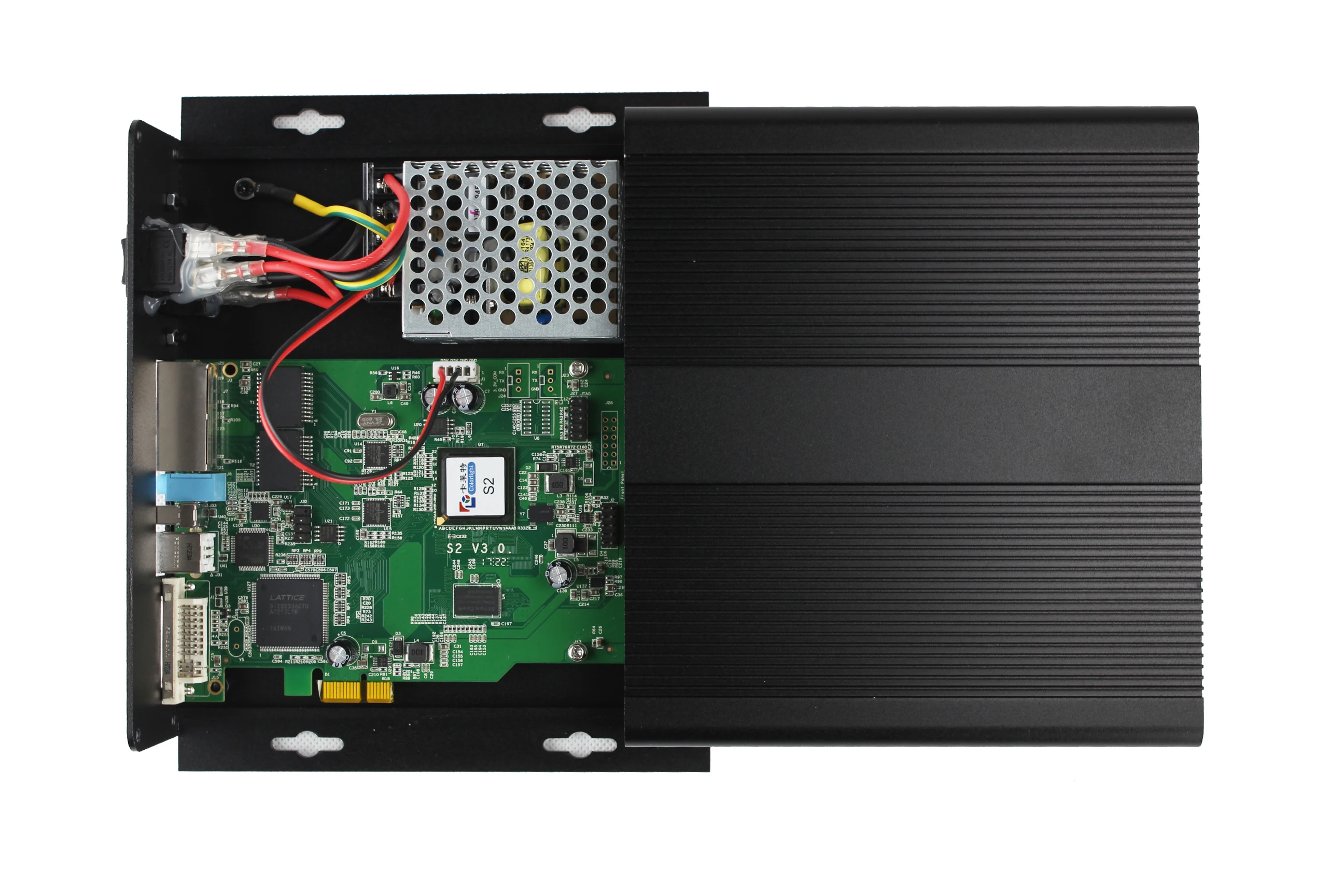 Colorlight S2 led sending box LCB300 (with card) included power with brightness adjust for led fixed screen in advertising