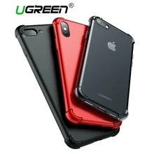 Ugreen Case For iPhone 7 X 8 Shock-proof Case For iPhone 8 Plus 7Plus Case Soft TPU Back Cover For iPhone X Anti-drop Phone Case