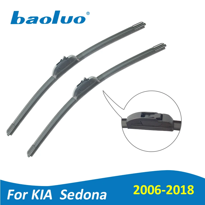 BAOLUO Wiper Blades For KIA Sedona 26''+18'' 2006 2007 2008 2009 2010