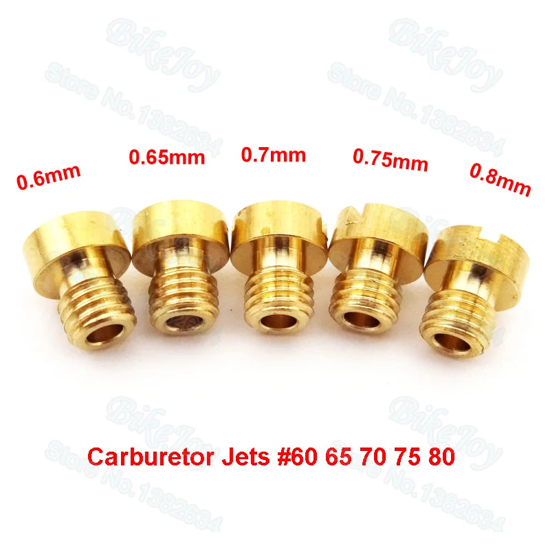 5mm Replacement Carburetor Jets 60 65 70 75 80 For Racing Carb 50cc