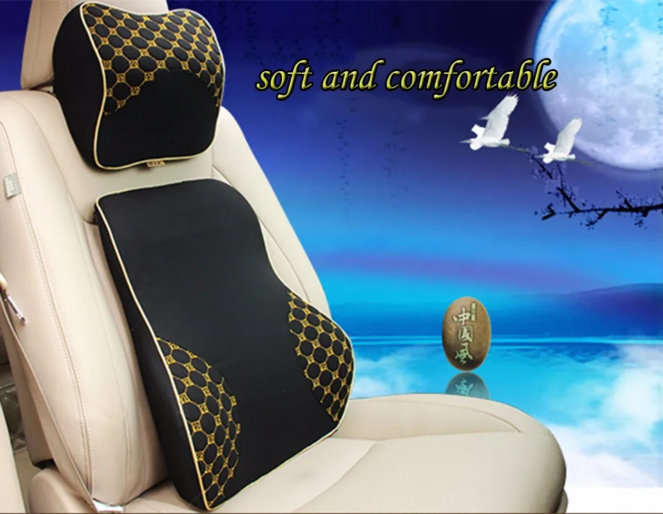 LOEN подушка для сиденья 1 шт. универсальная подушка для стула из пены с памятью для шеи подголовник для отдыха для Toyota hyundai Chevrolet 0