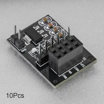 

10pcs 3.3V Wireless Adapter Module Socket Adapter Board 25.5*21*15mm for 8Pin NRF24L01