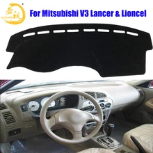 Easysee крышка приборной панели панель dashmat тире коврик козырек от солнца приборная панель ковровые покрытия для Mitsubishi V3 lancer и Lioncel защита от пыли