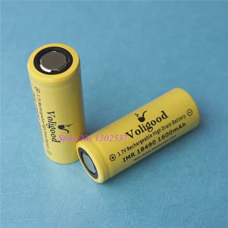 voligod 18490 3,7 в 3,6 В 1600 мАч IMR 20AH литий-ионная аккумуляторная батарея для питания