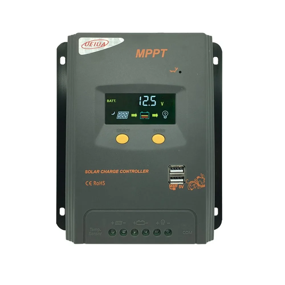 

New Durable Solar Charge Controller 12V 24V Solar Charge Controller USB 20A Solar Regulator Voltage Regulator