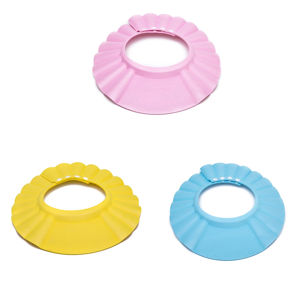 Beli Baby Shower Adjustable Cap Anak Sisa Sabun Pelindung Rambut Topi Mandi S Cap Mencuci Rambut Visor Topi untuk Bayi perawatan Topi