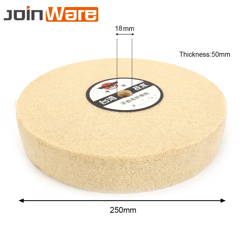 1PCS 10'' 250mm Nylon Fiber Abrasive Wheel Polishing Grinding Buffing Abrasive Disc Buffer Pad