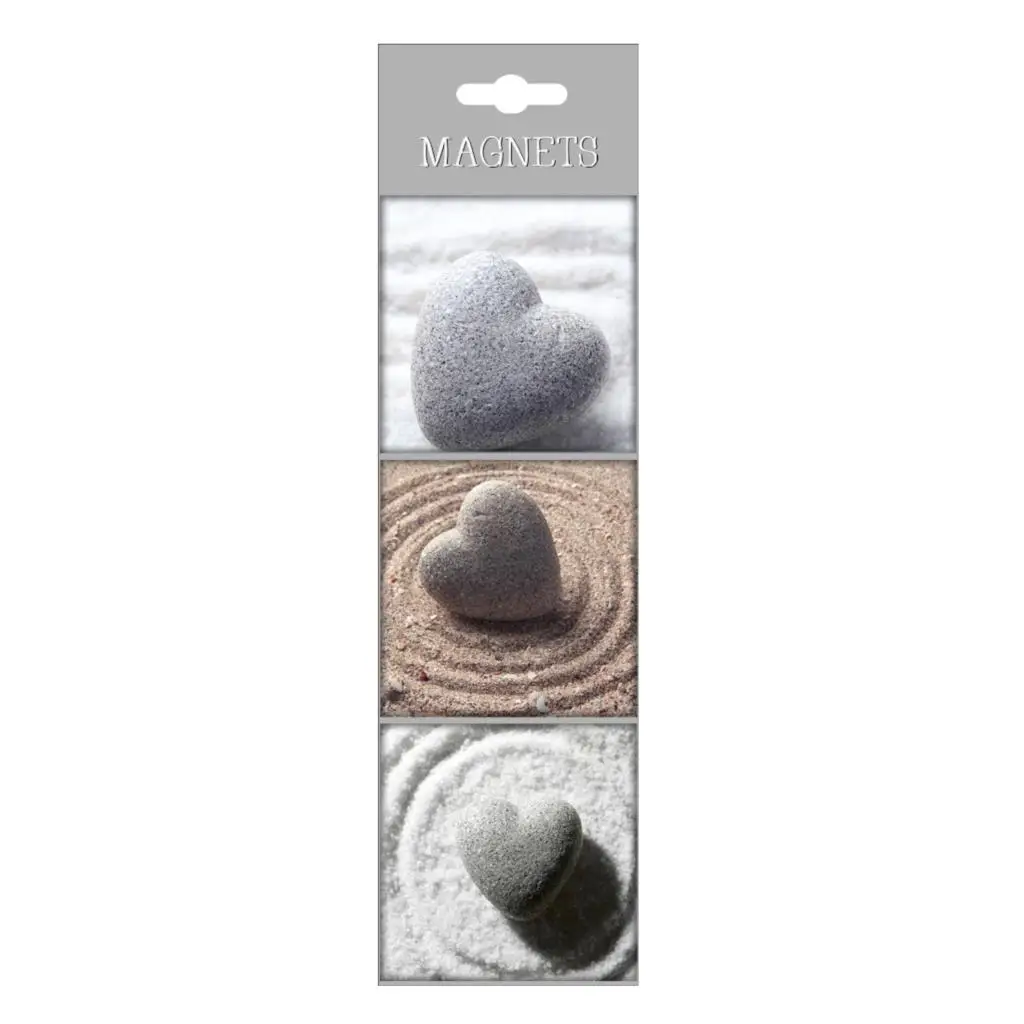 3Pcs/Lot Love Stone Print Custom Unique Fridge Creative