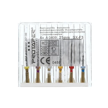 

1 Set Dental Universal Pro Taper Endodontic Rotary Files Assorted SX-F3 21mm