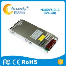 G-energy N300V5.0-C В 240/200 В AC Slim 5 В в 60светодио дный светодиодный дисплей Импульсный источник питания 300 Вт светодио дный светодиодный дисплей экран импульсный источник питания