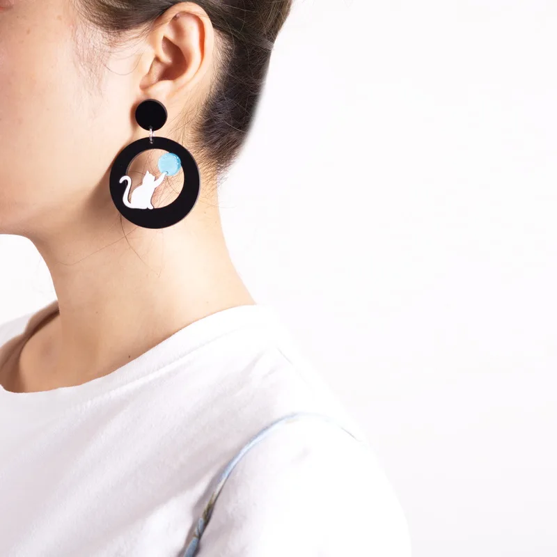 

cat earrings