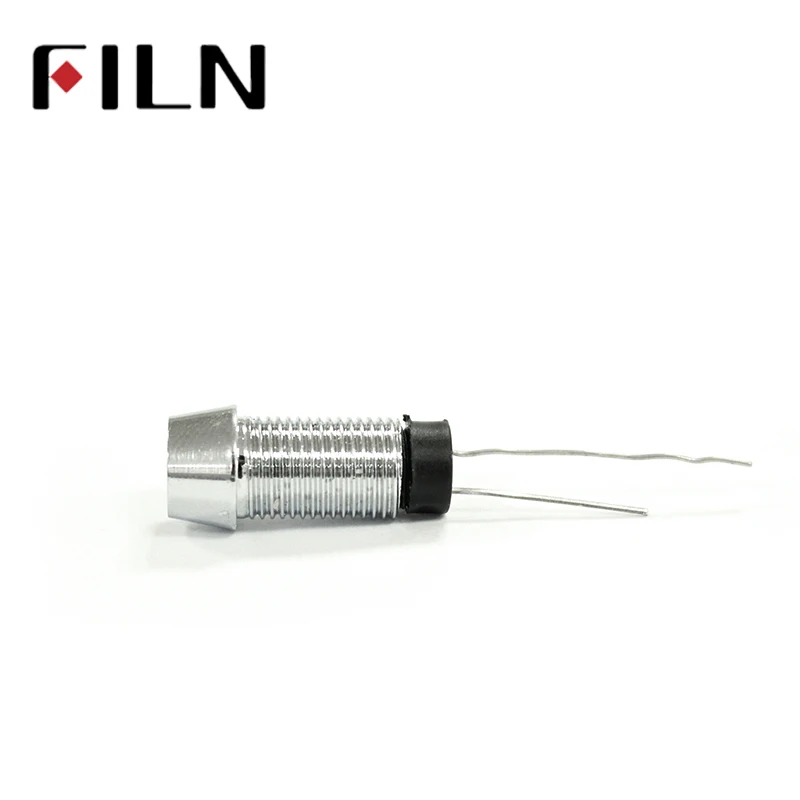 Cheapest 8mm LED metal Brass no resistor. 3V, 6V, 12V, 110V, 220V, red, green, yellow, blue  indicator light (2)