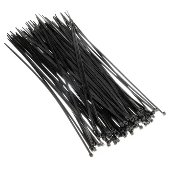 

New Arrival 100Pcs/set 3x150mm Self-Locking Nylon Wire Cable Zip Ties Cable Ties Strap Practical Accessories