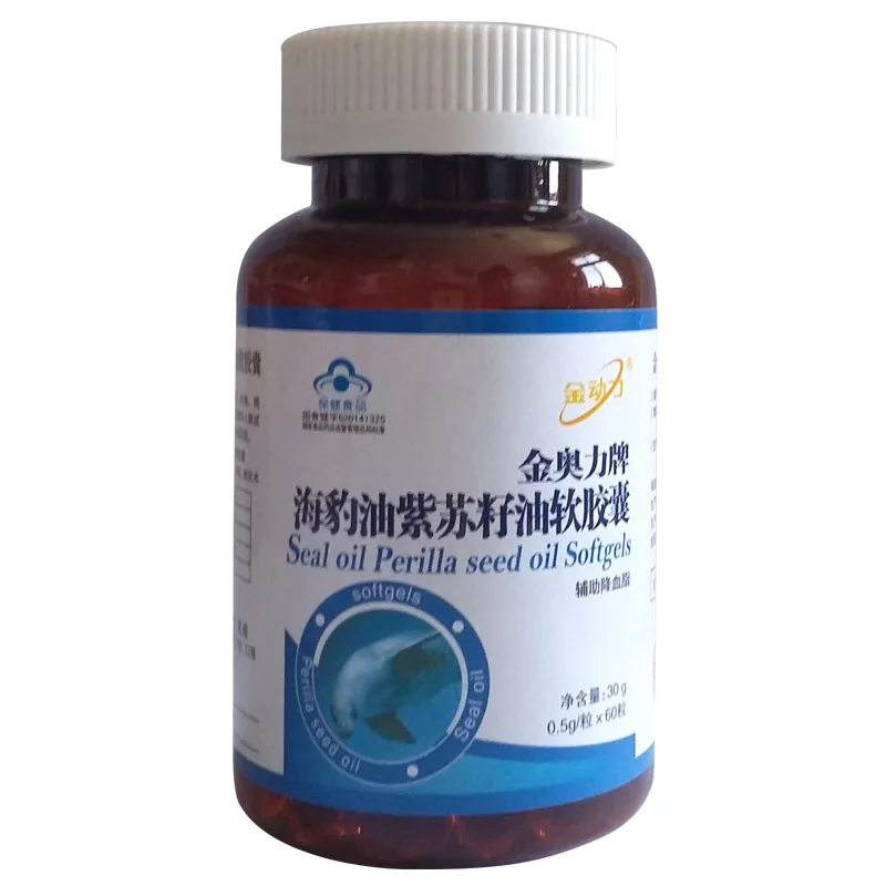 

Seal Oil Perilla Seed Oil Soft Capsule Has Liver Protection Antithrombotic Hypolipidemic Blood Pressure Vision Protection Funct
