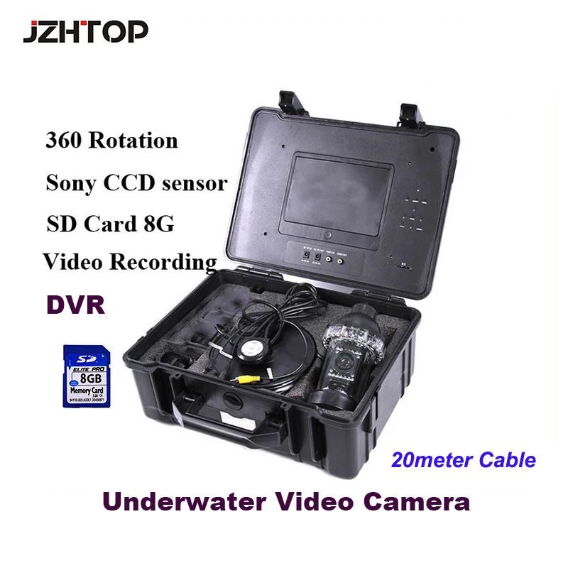 20meter cable underwater fishing camera
