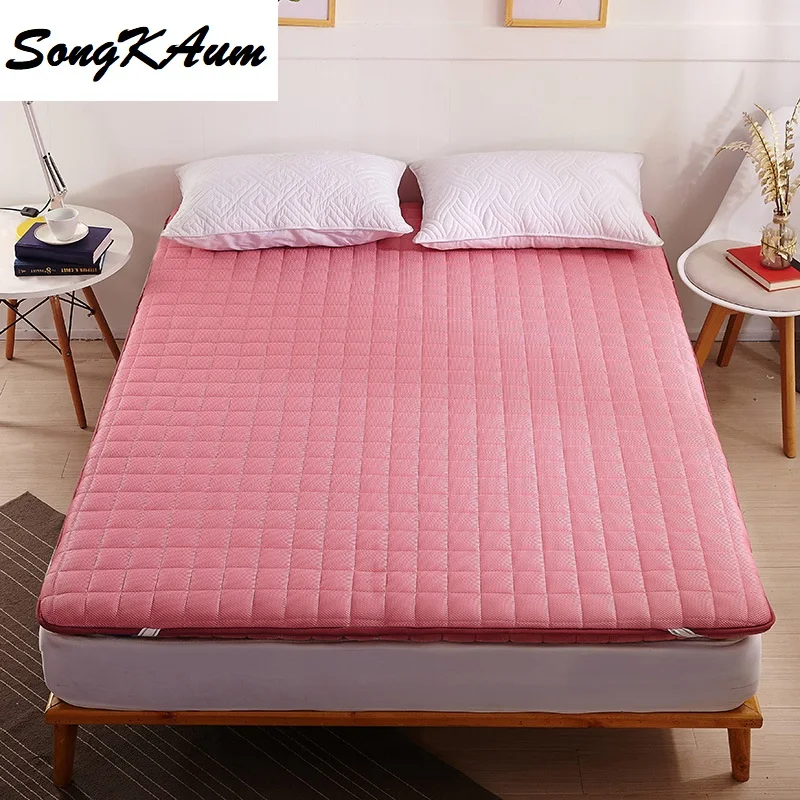 SongKAum Flannel 3D Breathable mesh Cotton Tatami Clipping Polyester Thick Warm Comfortable Mattress