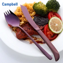 

Portable Gold Cutlery Set 304 Stainless Steel Dinnerware With Wooden Handle For Kids Dinner Travel Tableware Set