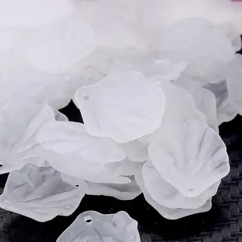 

Hot 2000pcs Vegetable Leaf Frosted Acrylic Petals DIY Handmade Making Earrings Headwear Hair Jewelry Accessories DIY Crafts 2018