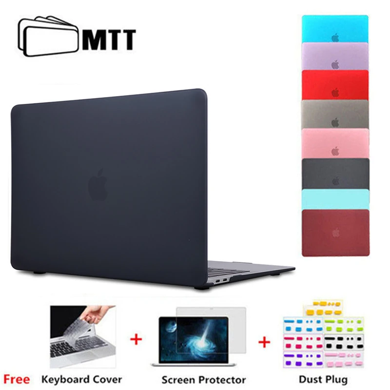 MTT Matte Case For Apple Macbook Air Retina 13 inch A1932 2018 New Laptop Hard Cover for macbook Air 13'' Case + Keyboard Cover MTT Matte Case For Apple Macbook Air Retina 13 inch A1932 2018 New Laptop Hard Cover for macbook Air 13'' Case + Keyboard Cover