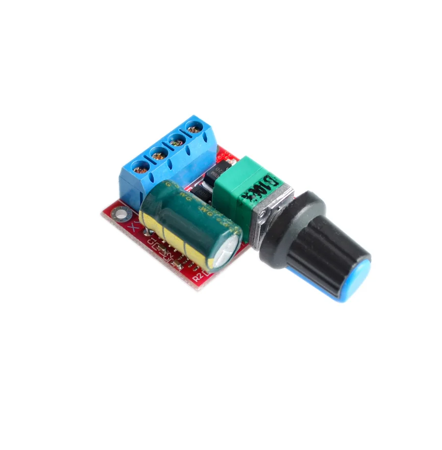 

Mini DC 5A Motor PWM Speed Controller 3V-35V Speed Control Switch LED Dimmer